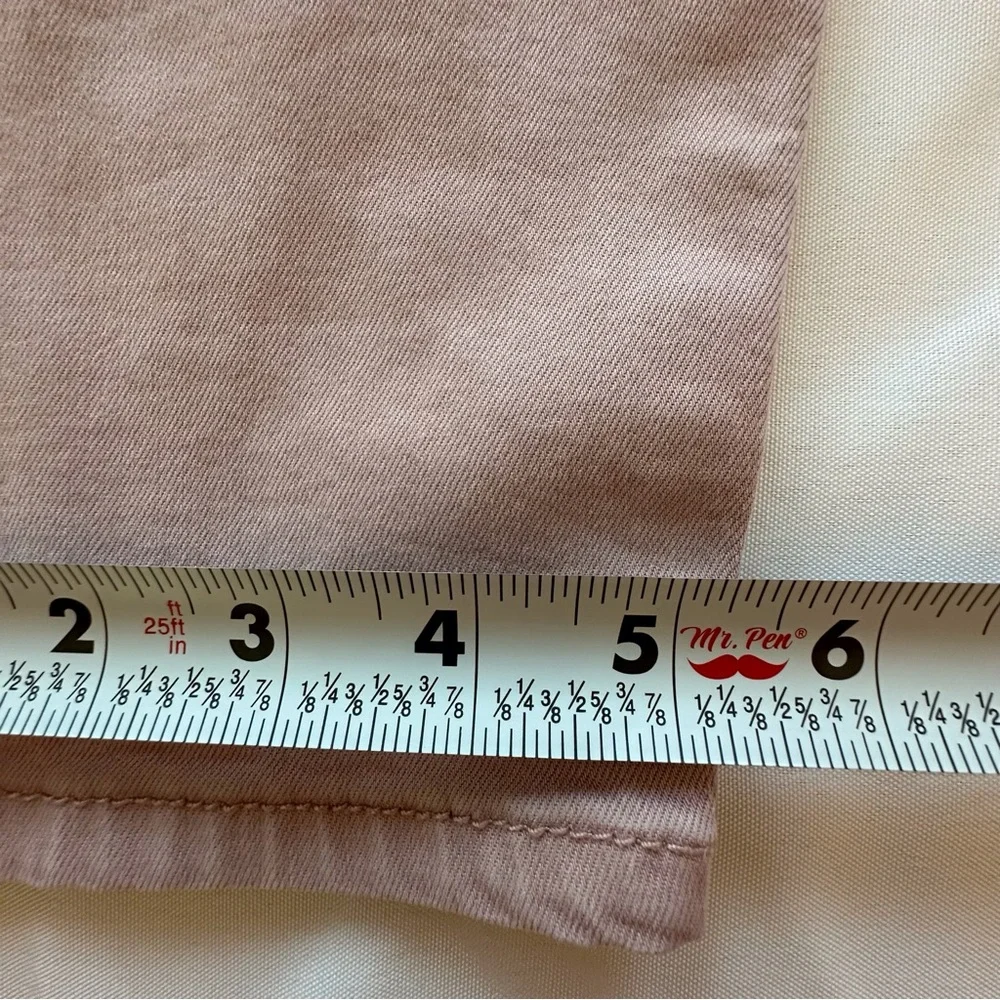 Buffalo David Bitton‎ Avalon mid rise ankle skinny light pink jeans women’s 6 - Picture 11 of 14
